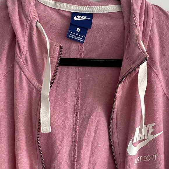 Nike size small pink zip sweater. Worn a handful of times, great condition. - Picture 2 of 2